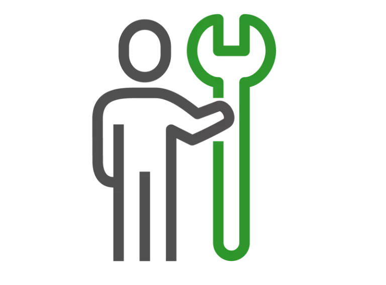 ikona klucz w ręku postaci